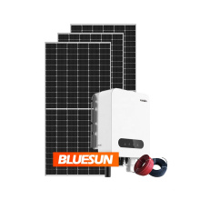 Bluesun sun and solar system 5kva 5kw 10kw 15kw 20kw solar system set on grid without battery